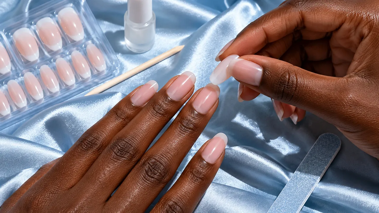 Imagem editorial sobre passo a passo no guia como colar unhas postiças e fazer durar mais tempo