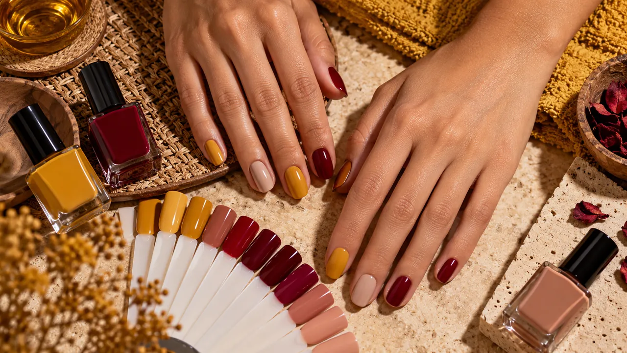 Imagem editorial sobre como escolher a cor de unha pelo subtom no guia cores de unhas: guia de tons, subtom e combinações