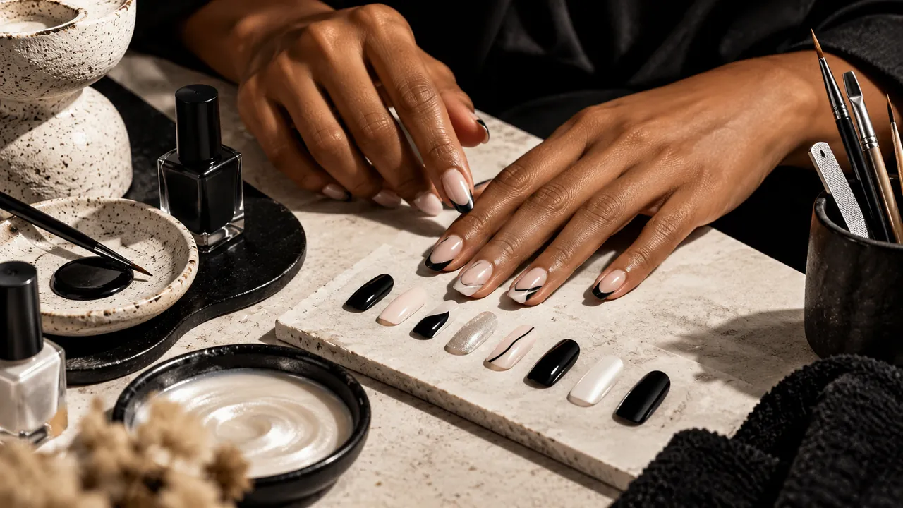 Imagem editorial sobre como escolher a decoração certa no guia unhas decoradas: ideias, modelos e como escolher