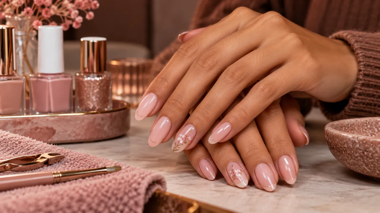 Imagem editorial sobre ideias de decoração delicada no guia unhas delicadas: modelos românticos e discretos