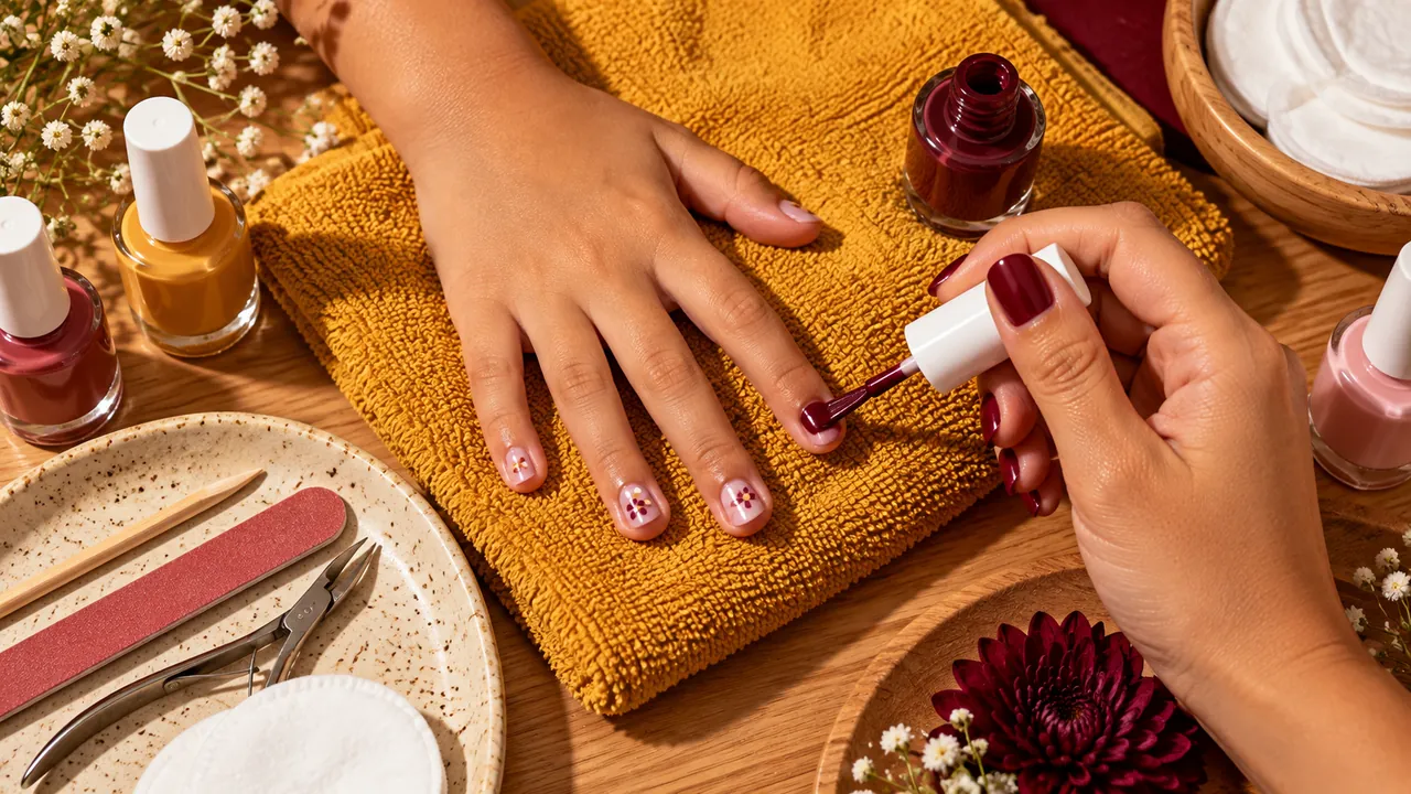 Imagem editorial sobre como escolher o esmalte no guia unhas infantis: ideias seguras e fáceis para crianças