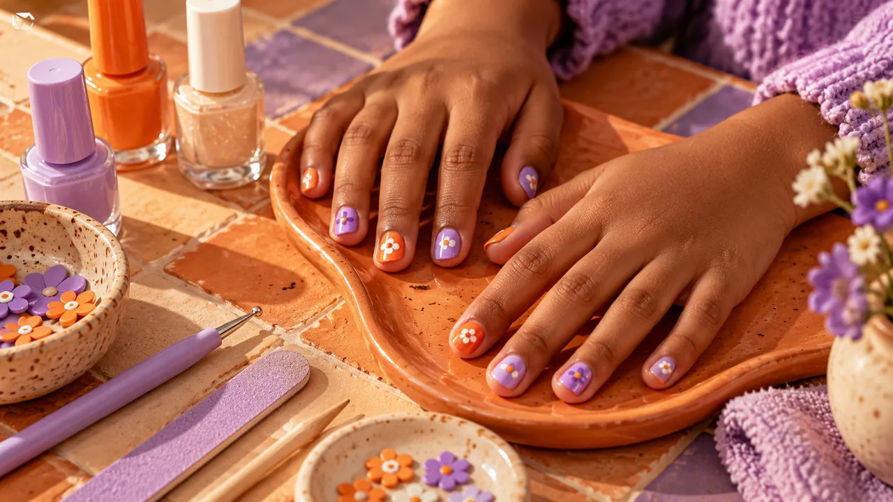 Imagem editorial sobre ideias fáceis de unhas infantis no guia unhas infantis: ideias seguras e fáceis para crianças
