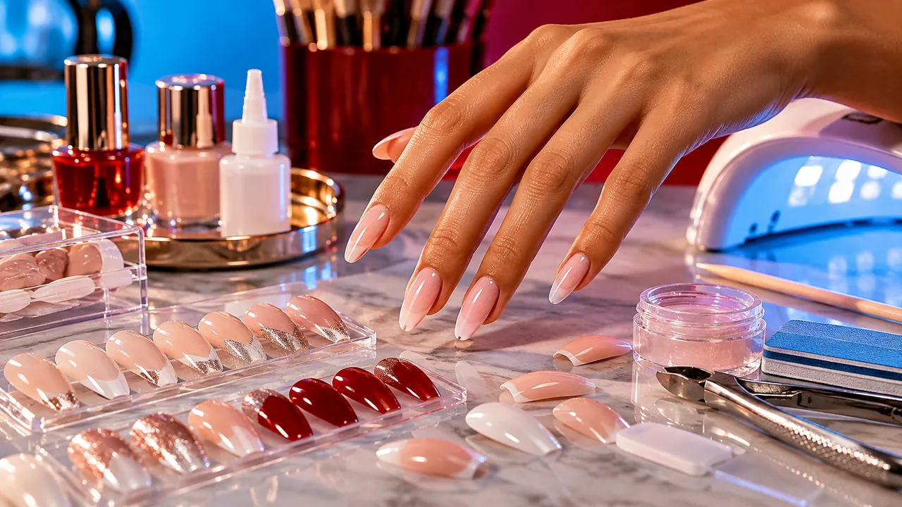 Capa editorial sobre unhas postiças: tipos, como escolher, colar e tirar
